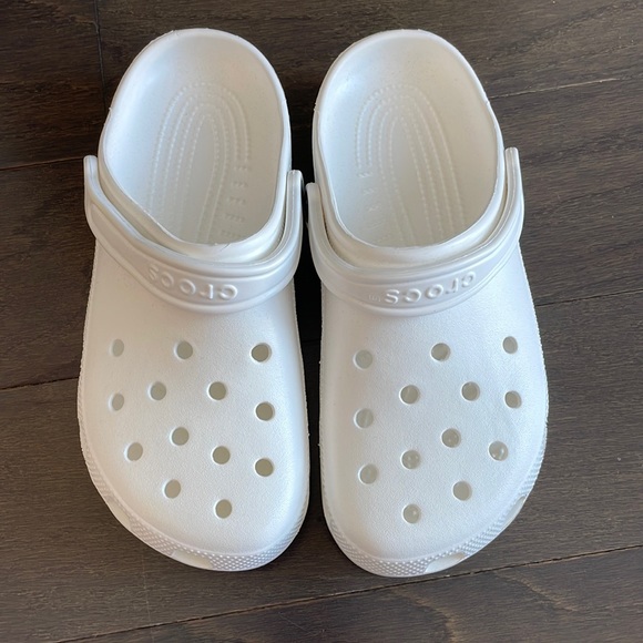 CROCS Shoes - Brand New White Crocs - Men’s Size 8, Women’s Size 10